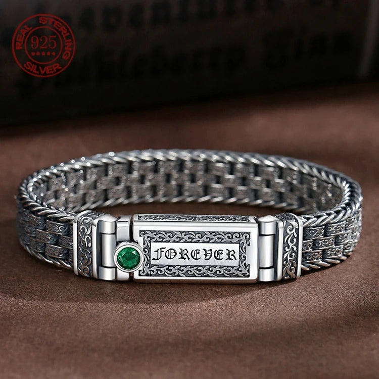 Bracelet Forever Homme en Argent S925 - vue générale 1
