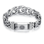 Bracelet Mantra Porte-Bonheur en Argent S925 - Vignette | Steampunk Store