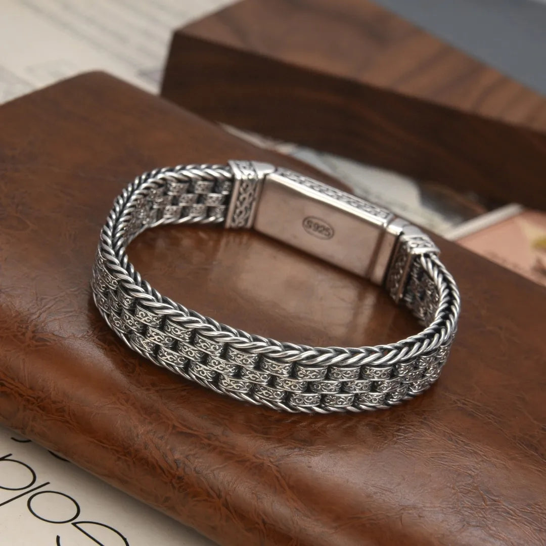 Bracelet Forever Homme en Argent S925 - vue du fermoir 3