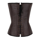 Espartilho Steampunk Halter em Pele Sintética - Vignette | Steampunk Store