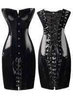 Vinyl-Bustierkleid – Gothic-Korsettstil - Vignette | Steampunk Store