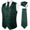 Gilet Jacquard Vert Émeraude Homme - vue principale