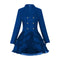 Women's Gothic Blazer with Lace Peplum — Corset Back