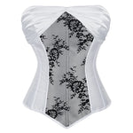 Corset Victorien Satin et Dentelle - 4 Couleurs - Vignette | Steampunk Store