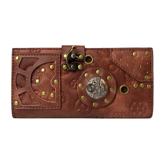 Portefeuille Long Imperméable - Style Steampunk