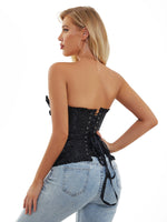 Sage Green Victorian Jacquard Corset - Vignette | Steampunk Store