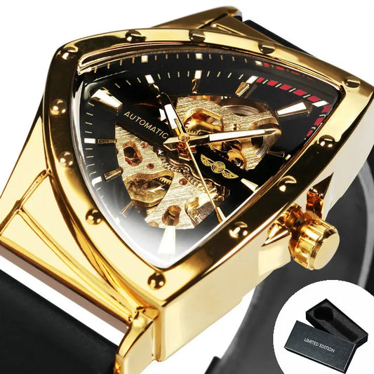 Montre Triangulaire Automatique - Vertex Squelette