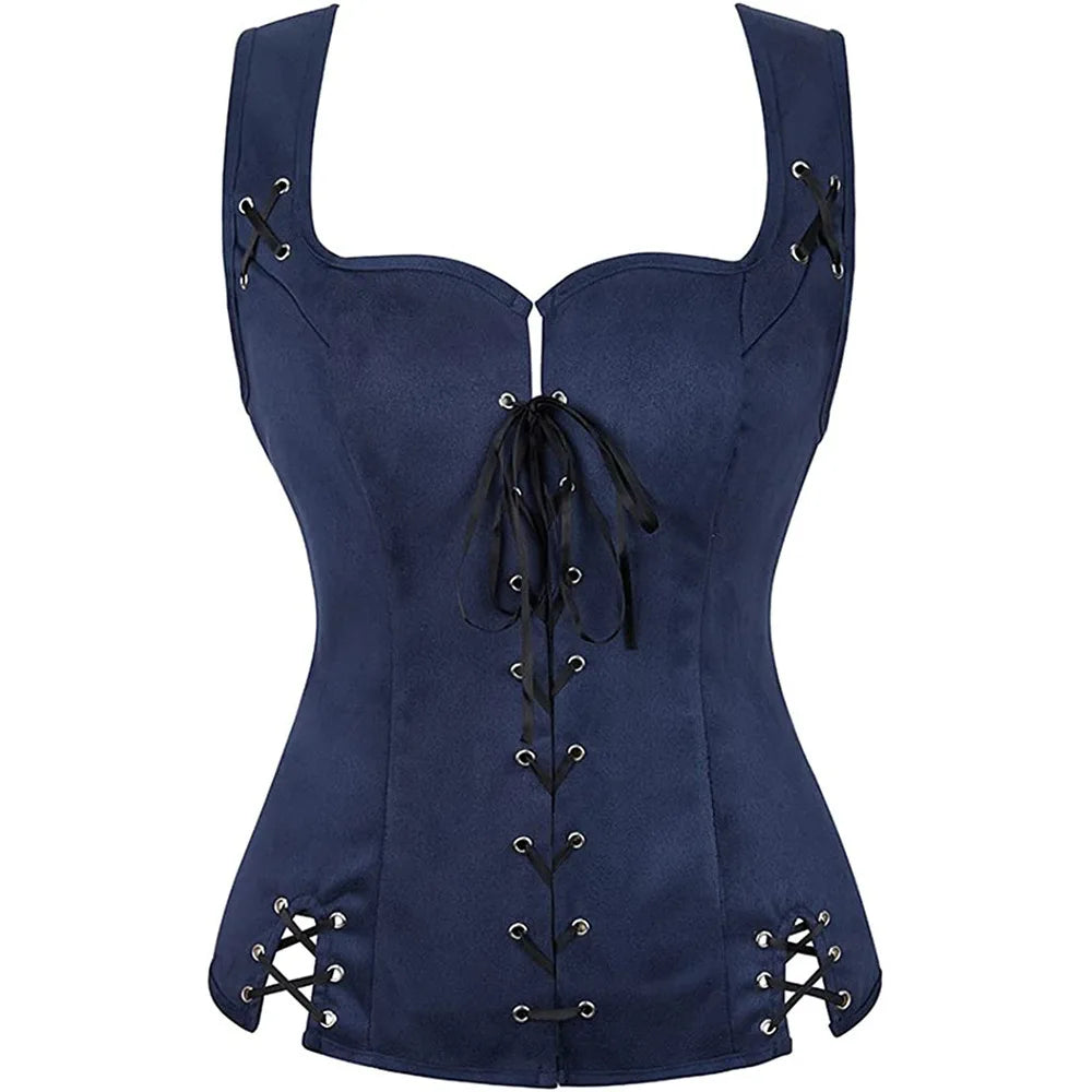 Corset en Daim Vintage — Femme d'antan - Photo 9