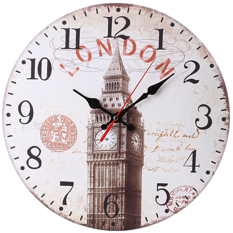 Horloge Murale Vintage Européenne 30 cm - détail du cadran 10