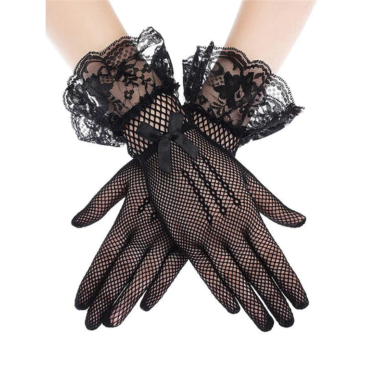 Gants Gotthiques Courts - Dark Mittens