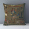 Housse de Coussin Steampunk Vintage – Motifs industriels européens