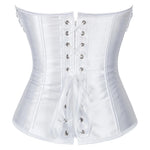 Corset Victorien Satin et Dentelle - 4 Couleurs - Vignette | Steampunk Store