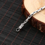 Bracelet Vajra Mantra Homme en Argent S925 - Vignette | Steampunk Store