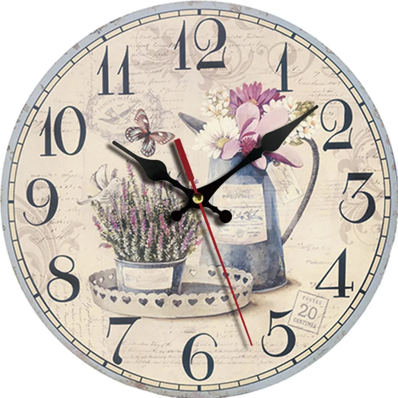 Horloge Murale Vintage Européenne 30 cm - variante 16