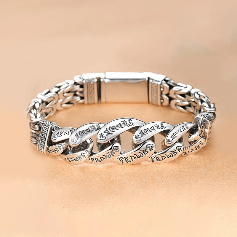 Bracelet Mantra Porte-Bonheur en Argent S925 - vue générale 17