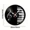 Horloge Vinyle Piano - Notes de Musique - détail de la finition 7