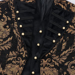 Redingote Brocart Homme - Style Militaire Gothique - Vignette | Steampunk Store