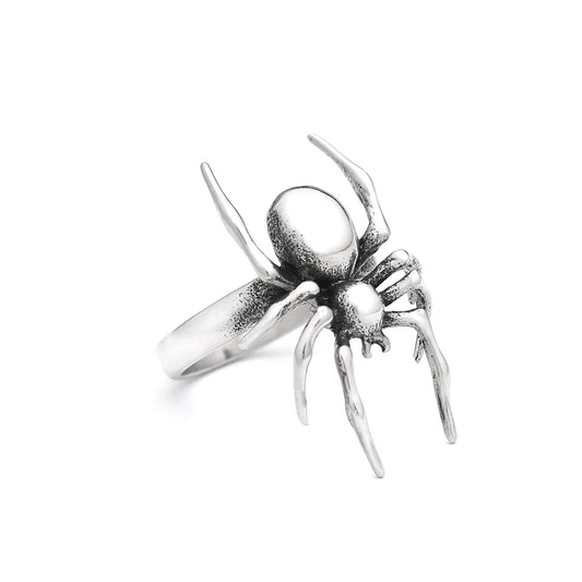 Bague Araignée Punk - Acier Gothique