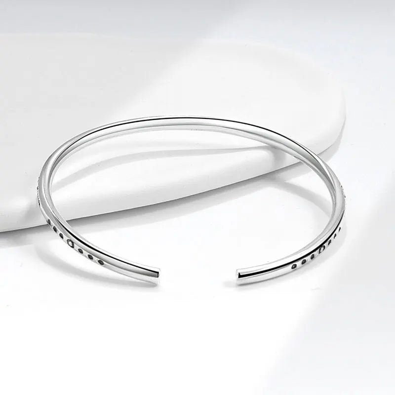 Bracelet Plume Homme Réglable en Argent S925 - vue du fermoir 3