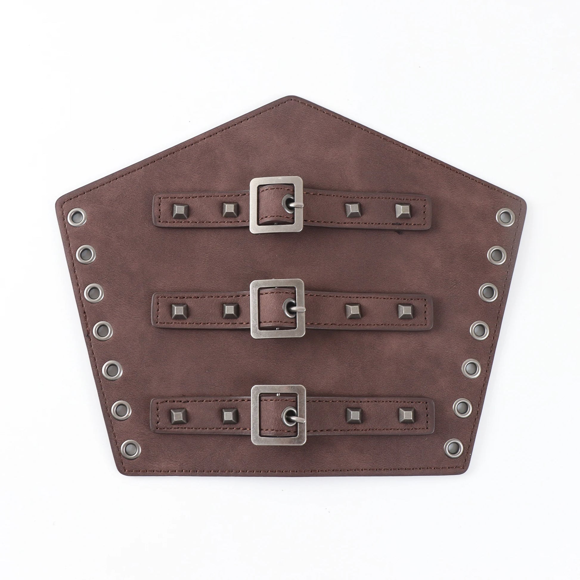 Brassards Steampunk en Cuir - Detail finitions