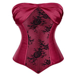 Corset Victorien Satin et Dentelle - 4 Couleurs - Vignette | Steampunk Store