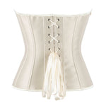 Damen-Korsett aus einfarbigem Satin – 5 Farben - Vignette | Steampunk Store