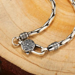 Bracelet Vajra Mantra Homme en Argent S925 - Vignette | Steampunk Store