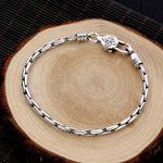 Bracelet Vajra Mantra Homme en Argent S925 - Vignette | Steampunk Store