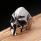 Bague Casque Spartiate - Punk Acier