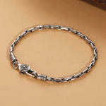 Bracelet Vajra Mantra Homme en Argent S925 - Vignette | Steampunk Store