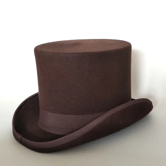 Steampunk Wool Top Hat - The Magician