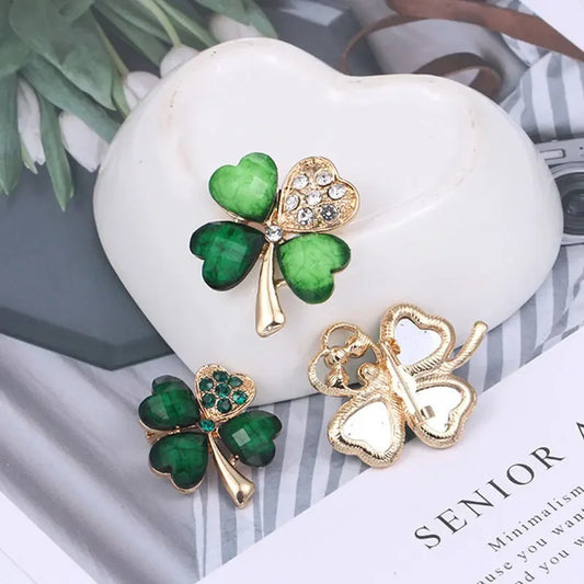 Broche- Trébol de 4 Hojas