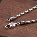 Bracelet Vajra Mantra Homme en Argent S925 - Vignette | Steampunk Store
