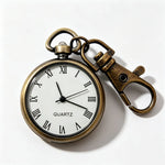 Roman Numeral Keyring Watch - Station - Vignette | Steampunk Store