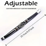Bracelet Guitare Punk Rock en Similicuir - Vignette | Steampunk Store
