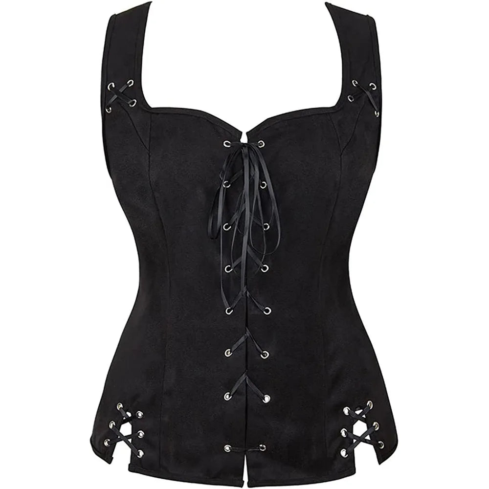 Corset en Daim Vintage — Femme d'antan - Photo 8