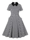 Robe Rayée Noir et Blanc - Working Girl
