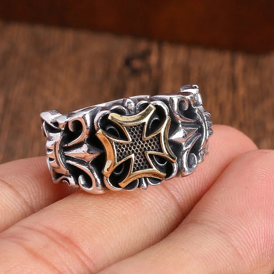 Bague Croix de Malte - Chevalier Hospitalier