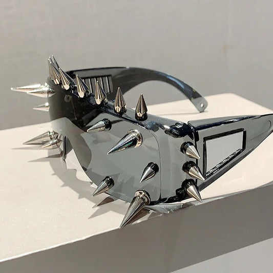 Punk Spike Glasses - Cyber Steampunk