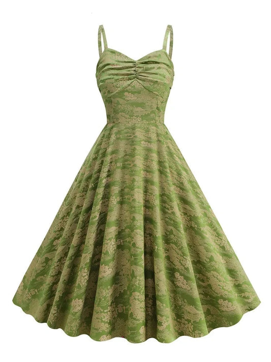 Robe Vintage Verte