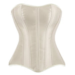 Damen-Korsett aus einfarbigem Satin – 5 Farben - Vignette | Steampunk Store
