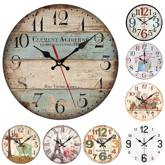 Horloge Murale Vintage Européenne 30 cm - vue générale 1