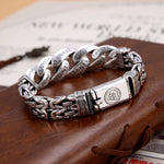 Bracelet Mantra Porte-Bonheur en Argent S925 - Vignette | Steampunk Store