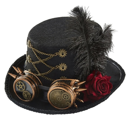 Chapeau Steampunk Femme - Haut-de-Forme Sophistiqué