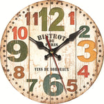 Horloge Murale Vintage Européenne 30 cm - Vignette | Steampunk Store