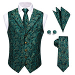 Gilet Paisley Homme à Revers - Dandy Victorien - Vignette | Steampunk Store