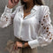 Chemisier Femme - Dentelles Blanches