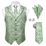 Gilet Paisley Homme à Revers - Dandy Victorien - Vignette | Steampunk Store