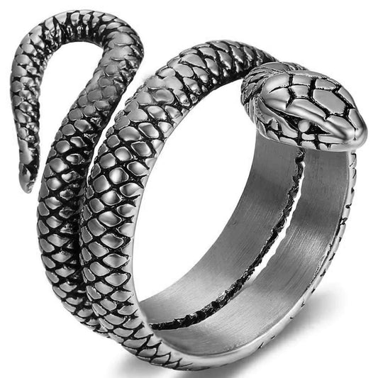 Bague Serpent Homme - Puissance et Mystère