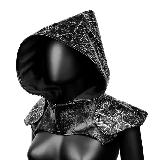 Capuche Gothique Steampunk - Ombre Noire